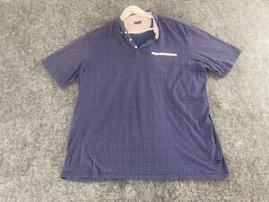 Good Man Brand Polo Shirt Mens Extra Large Floral Short Sleeve Cotton N74
